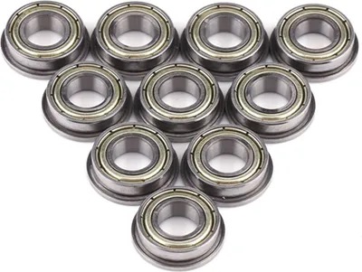 Obrázok produktu pre 10ks F688ZZ Kovové oceľové dvojité tienené prírubové guľôčkové ložiská 8 * 16 * 5 mm pre motor