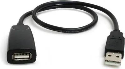 Productafbeelding van Actieve USB 2.0 verlengkabel van 50 cm voor een stabiele signaaloverdracht