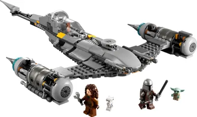 Produktbild von LEGO Star Wars Der N-1 Starfighter des Mandalorianers aus Das Buch von Boba Fett, Raumschiff-Spielzeug zum Bauen, Set mit 4 Charakteren inkl. Baby Yoda-Figur 75325
