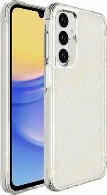 Image de imoshion Coque arrière transparente et pailletée pour Samsung Galaxy A26 / A16 - Or