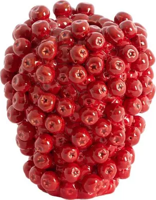 Produktbild von Light & Living - Vase BERRIES - 15x14,5x17,5 cm - Rot