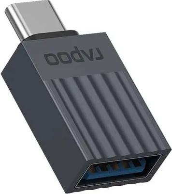 Produktbild von Rapoo USB-C Adapter grau USB-C auf USB-A