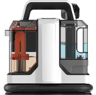 Productafbeelding van Draagbare tapijtreiniger en meubelstofzuiger - Vlekverwijderaar en natzuiger - EU-stekker 220–240 V - 500–999 W - Tank 0,6–1 liter - Kabel 5,5 meter - Geschikt voor tapijten, meubels en auto's