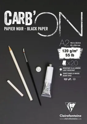 Produktbild von Clairefontaine 3329689750417, Kunstpapier, 120 g/m², 20 Blätter