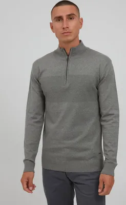 Produktbild von INDICODE IDErno Herren Strickpullover Troyer Feinstrick Pullover