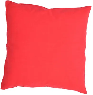 Produktbild von Kissen mit Bezug in Bio Baumwolle rot 60 x 60 cm von Hängemattenglück