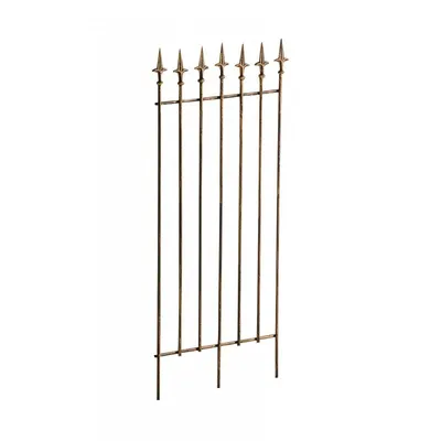 Produktbild von CLP Rankgitter Elisa 100 x 50 cm aus lackiertem Eisen im Jugendstil für Garten bronze