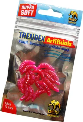 Produktbild von Künstliche Bienenmaden pink-glitter