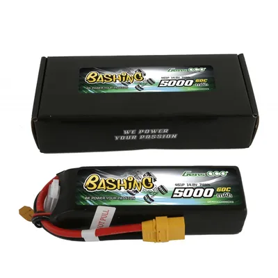 Image de Batterie LiPo GensAce 5000mAh 14.8V 4S1P 60C XT90 Plug Batterie