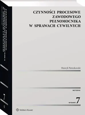 Productafbeelding van Czynności procesowe zawodowego pełnomocnika w sprawach cywilnych