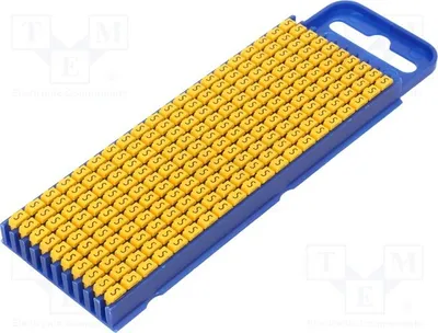 Obrázok produktu pre 200 kusov štítkov pre káble a vodiče, priemer 2,8 ÷ 3,8 mm, kód 561-02194, označovacie štítky