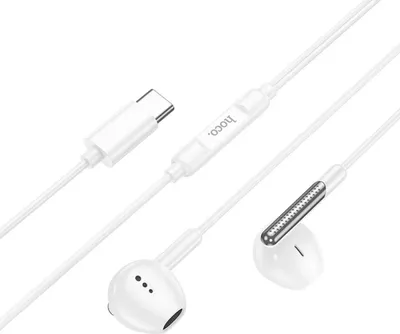 Immagine prodotto di HOCO Cuffie Type-C con microfono in-ear M123 Bianco