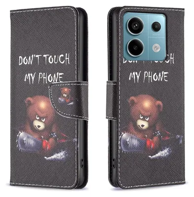 Obrázek produktu pro Umělá kůže – pouzdro typu „book“ na mobilní telefon pro Xiaomi Redmi Note 13 Pro / Poco X6 s motivem 6 – ochranné pouzdro