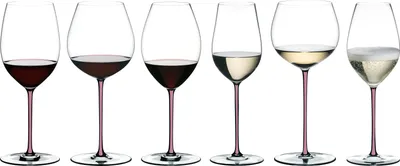 Immagine prodotto di Riedel Vorteilset 2 x 1 Stück RIEDEL Fatto A Mano Oaked Chardonnay Mauve 4900/97MA und 4 EKM Living Trinkhalme aus Edelstahl