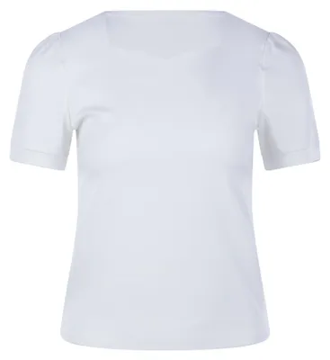 Produktbild von Damen Bluse mit Puffärmeln, reguläre Passform, weiss, Gr. XS