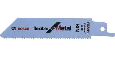 Produktbild von Medium-Thick Metal S 522 BF Säbelsägeblatt, 0,9 x 19 x 100 mm, 5-tlg