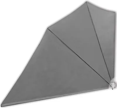 Produktbild von Faltbarer Balkonfächer Grau 160×240 cm