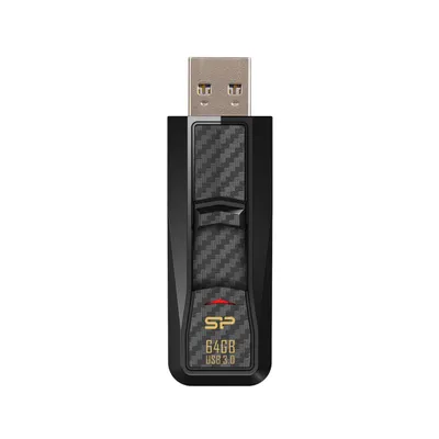 Produktbild von Silicon Power Blaze B50, 64 GB, USB Typ-A, 3.2 Gen 1 (3.1 Gen 1), Dia, 8,3 g, Schwarz