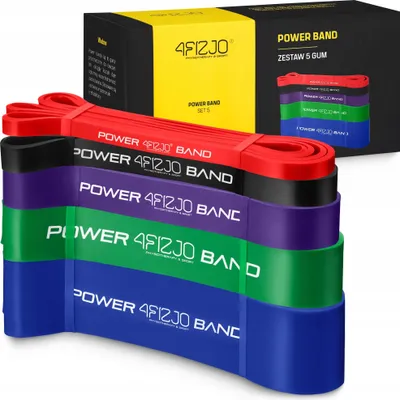 Produktbild von 4FIZJO Power Bands Set, 5-teilig, Widerstandsbänder für Training