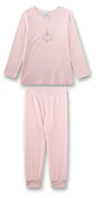 Immagine prodotto di Pigiama rosa per bambine Sanetta | Comodo pigiama per bambini