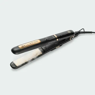 Produktbild von Bellissima Steam Ceramic & Keratin, Glätteisen, Dampf, Scrollleiste, 170 °C, 230 °C, Schwarz, Gold