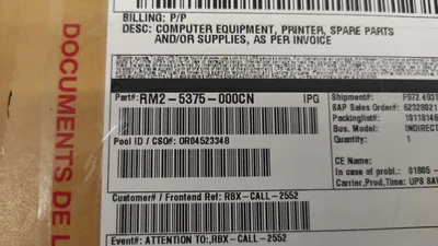 Produktbild von HP Fach 2 Sensor RM2-5375-000CN