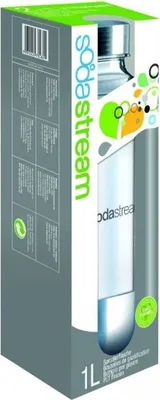 Produktbild von SodaStream PET Flasche 1 ltr. Boden Edelstahl