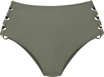 Produktbild von LASCANA Highwaist-Bikini-Hose Italy oliv Größe 36