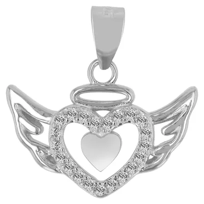 Produktbild von Akzent Damen Anhänger Brietta "Brietta" aus 925 Sterlingsilber, rhodiniert, langlebig