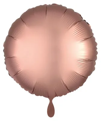 Produktbild von amscan Folienballon satinrosé Ø43cm