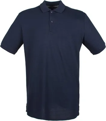 Produktbild von Henbury H101 | Herren Modern Fit Baumwolle Microfine-Piqué Polo Shirt - Farbe: Navy - Größe: M