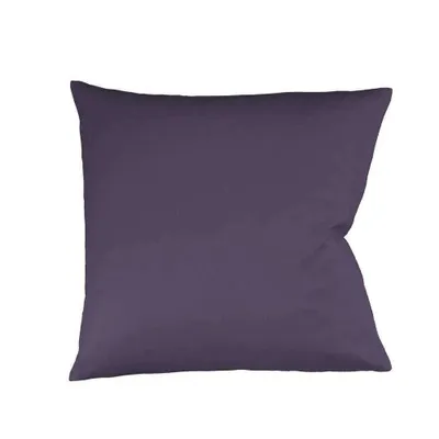 Produktbild von fleuresse Mako Satin Kissenbezug Colours Uni 40x40 cm Violett