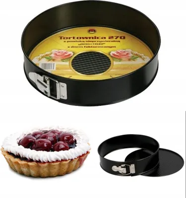Produktbild von Kuketo | Runde Springform 27 cm – Kuchenform Mit Abnehmbarem Boden & Antihaftbeschichtung – Robuste Backform Für Kuchen, Torten & Käsekuchen