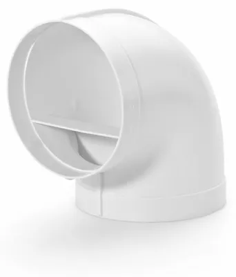 Zdjęcie produktu dla Naber COMPAIR System Ø 150 R-RBV flow 150 Kolanko rurowe 90° białe