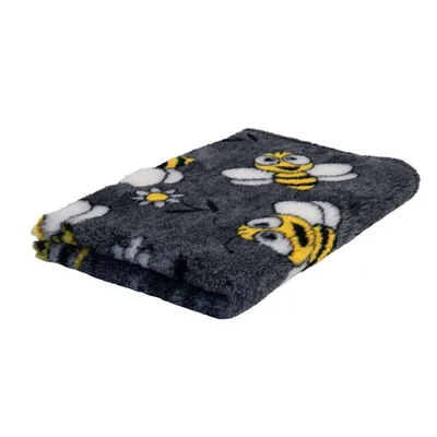 Produktbild von Vet Bed Biene  - anthrazit-gelb 150 x 100 cm