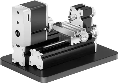 Image de SucceBuy Mini-tour à métaux 36W Fraiseuse 70x130mm 20000tr/min Outil d'apprentissage
