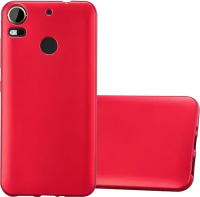 Produktbild von Cadorabo Schutzhülle für HTC Desire 10 PRO Hülle in Rot Handyhülle TPU Silikon Etui Cover Case