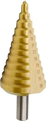 Obrázek produktu pro Vrták Strend Pro stupňovitý SD41, 6-38 mm, TiN, HSS rovný, do kovu