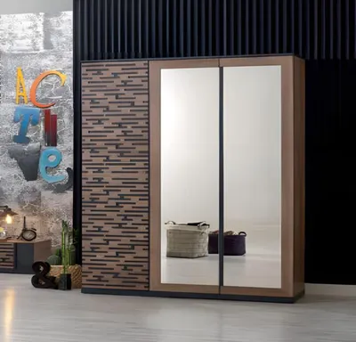 Obrázok produktu pre Hnedá drevená skrinka v elegantnom dizajne
