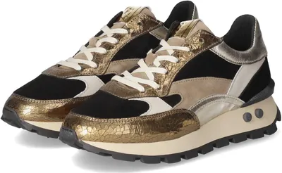 Produktbild von Floris van Bommel Damen Low Sneaker BLOKKI Gold Rauleder Größe: 38