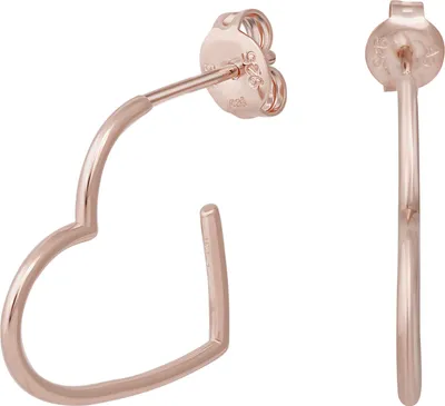 Produktbild von cai Creole 925 Sterling Silber rosé vergoldet Herz