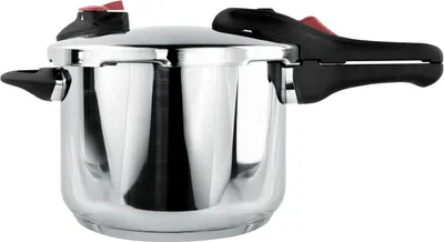Schnellkochtopf 6 l Edelstahl 2 Druckstufen Induktion
