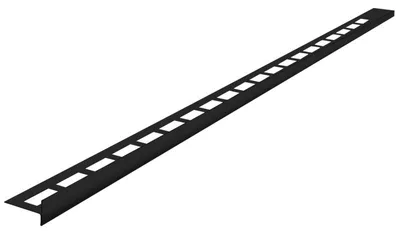 Produktbild von Sapho Edelstahl-Übergangsprofil, Rechts, Höhe 10mm, Länge 1000mm, schwarz matt