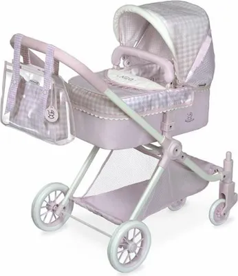Zdjęcie produktu dla WÓZEK DLA LALEK FUNKCYJNY 3W1 GŁĘBOKI I SPACEROWY Niza DeCuevas Toys 80746