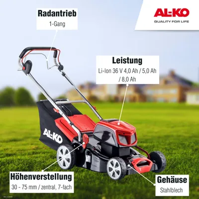 Produktbild von AL-KO 36 V Akku-Rasenmäher 42.9 Li SP