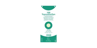 Obrázek produktu pro EXACOMPTA 13345B EXACOMPTA Trennstreifen Premium, 105 x 240 mm, grün