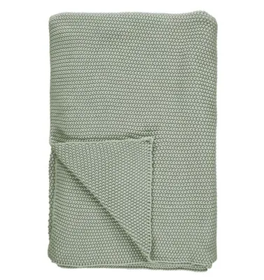 Produktbild von Marc O' Polo Plaid Nordic knit Farbe Garden Green Größe 130x170