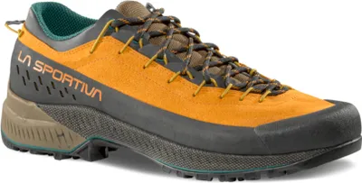 TX4 Evo Approach Schuh von La Sportiva in orange und grau; ideal für Herren; mit rutschfester Sohle und robustem Obermaterial.