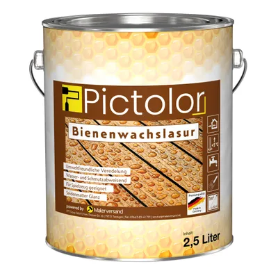 Produktbild von Pictolor® Bienenwachslasur2,5 Liter      Kiefer