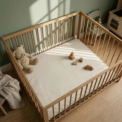 Produktbild von Volero - Krabbeldecke - Lulu Creme - 100x100 cm - Kinderzimmer, Babyzimmer - Klassik